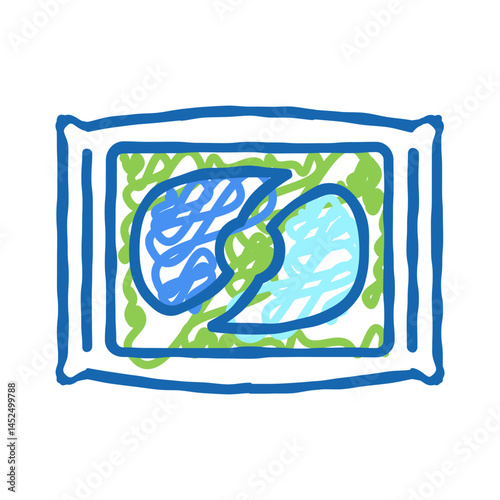 pods detergent icon doodle illustration