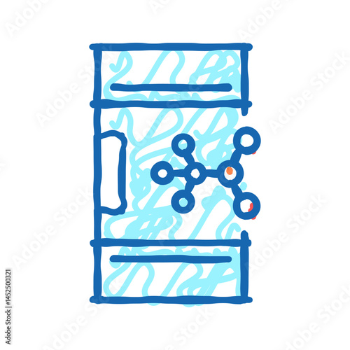 nitromethane barrel icon doodle illustration