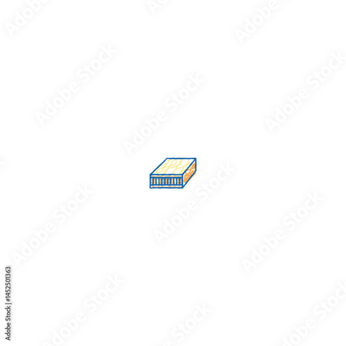 block board icon doodle illustration