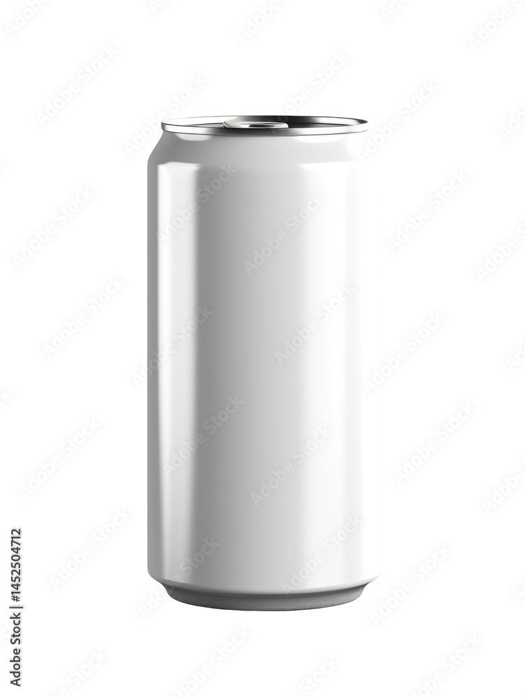 Blank Aluminum Can on White Background on transparent background Blank Aluminum Can on White Background on transparent background