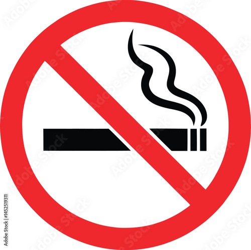 No smoking vector illustration