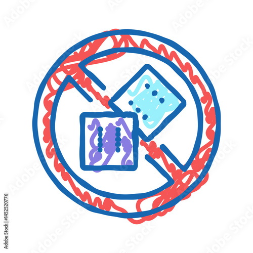 internet online app addiction icon doodle illustration
