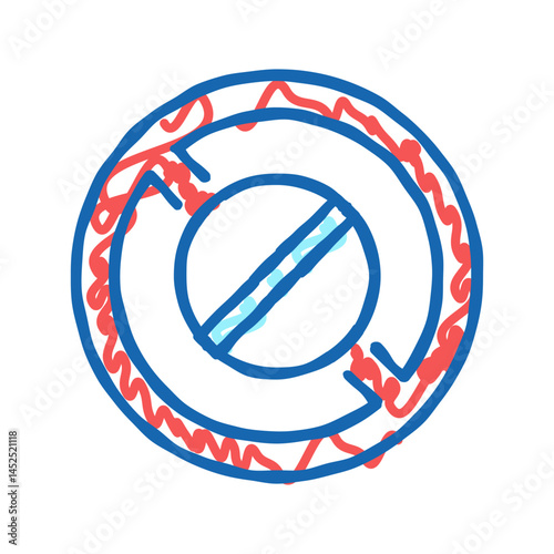 benzodiazepines medicament addiction icon doodle illustration