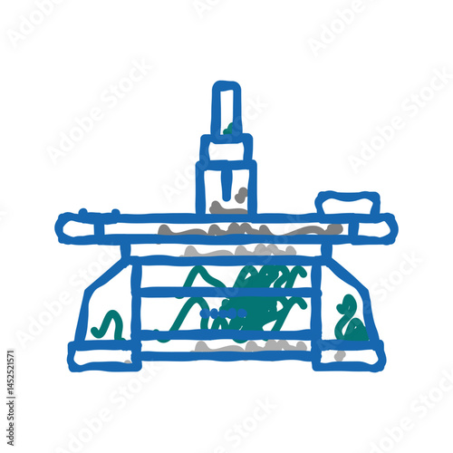 table saw icon doodle illustration