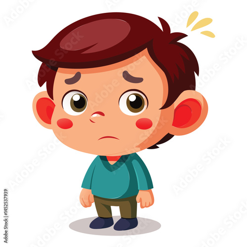 Crying Kid Illustration

