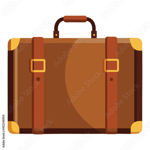 Vintage Suitcase Travel Icon
