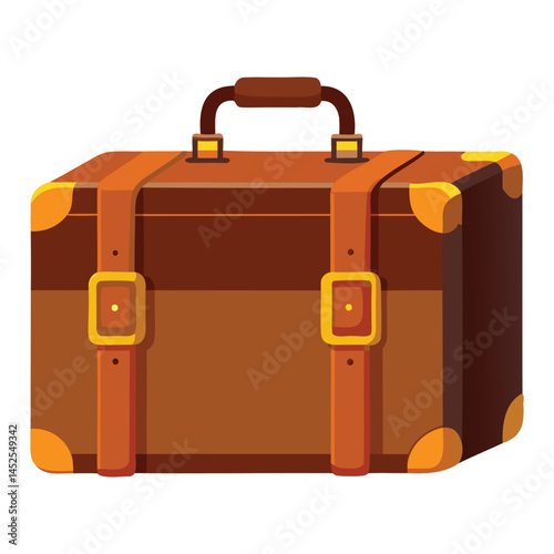 Vintage Suitcase Travel Icon