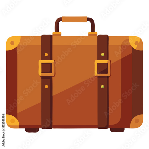 Vintage Suitcase Travel Icon