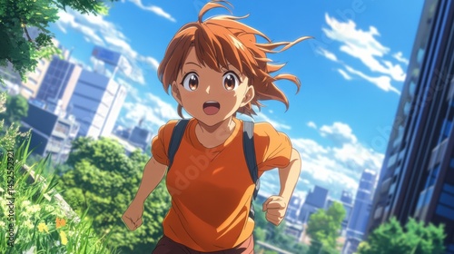 Fast anime runner