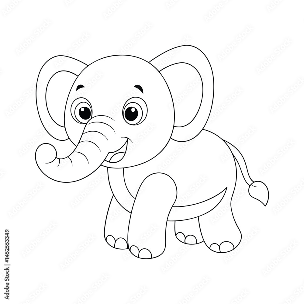 Fototapeta premium sheep cartoon coloring page