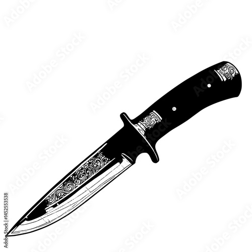 knife isolated on white background