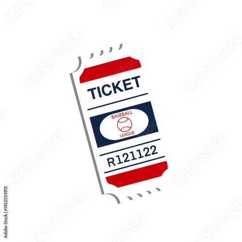 Photography Baseball Game Admission Ticket