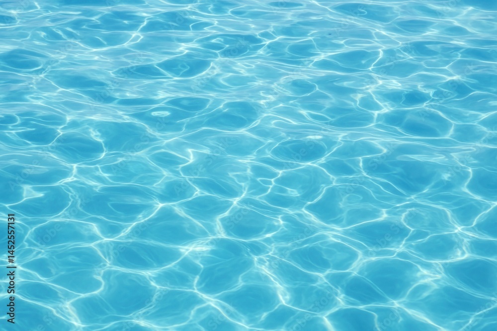 Calm, clear, refreshing, blue water Calm, clear, refreshing, blue water