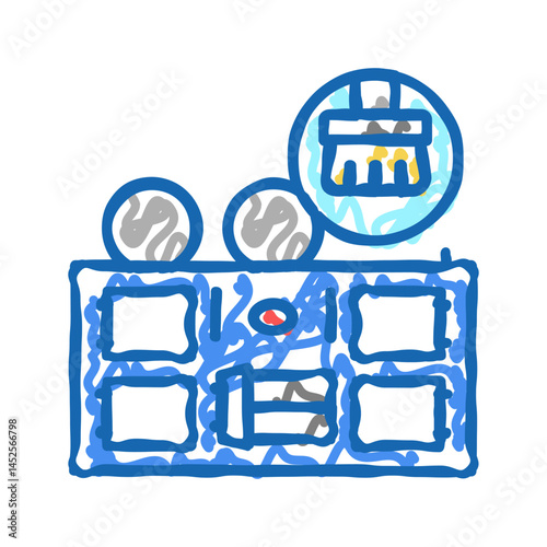 aga cleaning icon doodle illustration