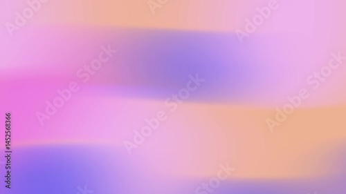 Soft Gradient Background in Pastel Colors of Pink and Purple with Smooth Blurred Effects Video Animation