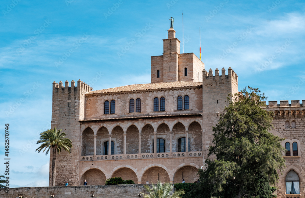 Fototapeta premium Palais royal de Palma, Majorque