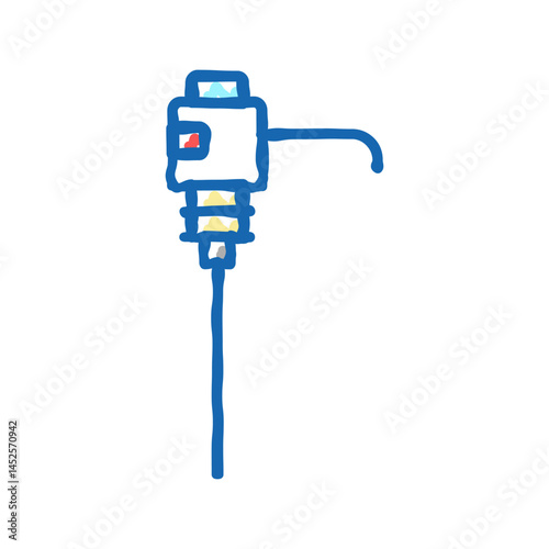 pump for water icon doodle illustration