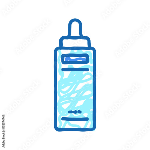 scalp savior icon doodle illustration