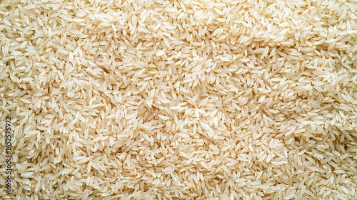 uncooked brown rice grains texture background