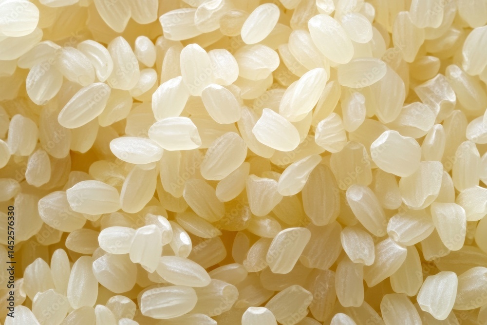 close-up of uncooked white rice grains close-up of uncooked white rice grains