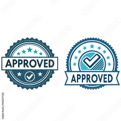 approved logo,Label Stamp Logo,and badge label,vector template
