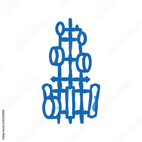 antenna equipment icon doodle illustration