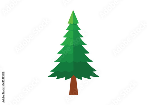 christmas tree vector illustration