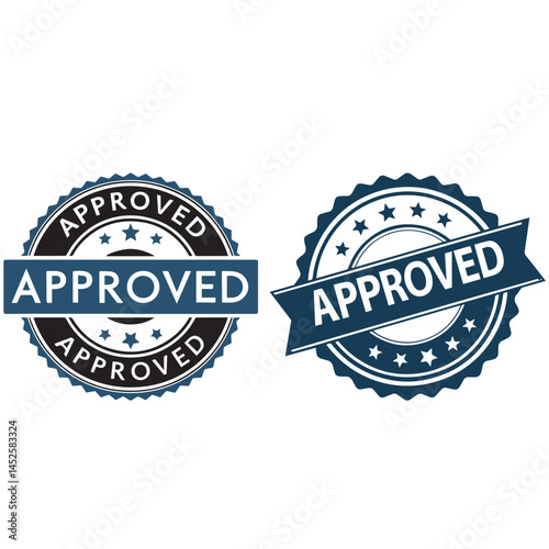 approved logo,Label Stamp Logo,and badge label,vector template
