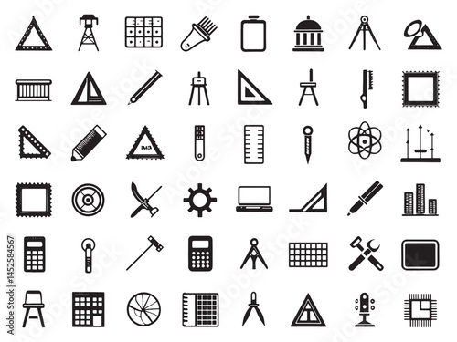 Maths Tools Icon for Classroom Success.eps