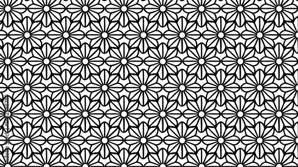 Fototapeta premium seamless floral background