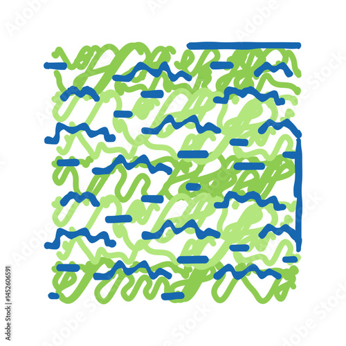 lawn park green grass icon doodle illustration