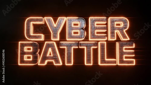 Futuristic digital clash in a cyber arena showcasing intense virtual warfare and strategy