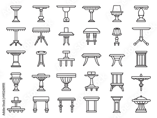 Pedagogical Table Icon Revolutionizing Teaching Methodologies.eps