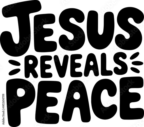 Jesus Reveals Peace Christian Quote