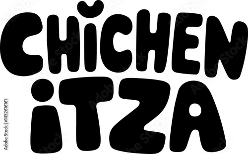 Chichen Itza Mayan Ruins Font