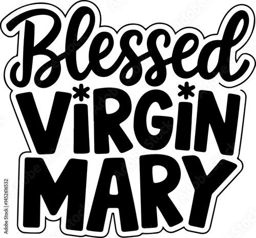 Blessed Virgin Mary Graphic Design
