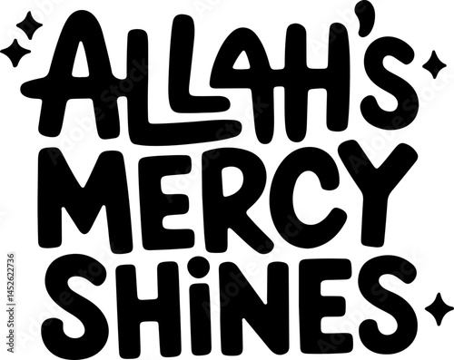 Allah's Mercy Shines Brightly Design