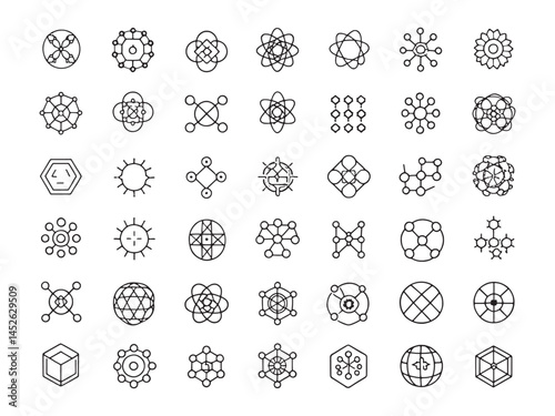 Quantum Node Icon Unlocks New Data Possibilities.eps