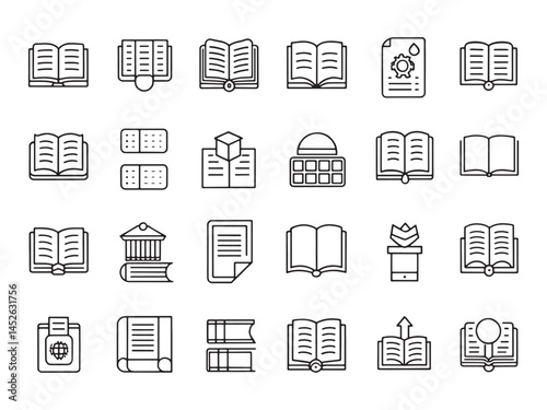 Reading Exercises Icon Engage Young Minds Effectively.eps
