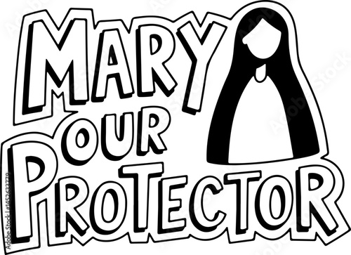 Mary Our Protector Religious Art