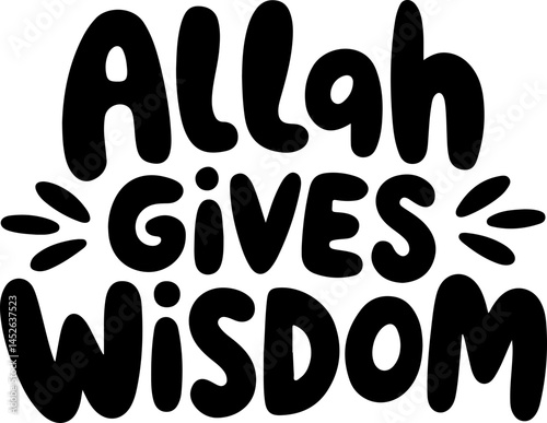 Allah Gives Wisdom Islamic Quote