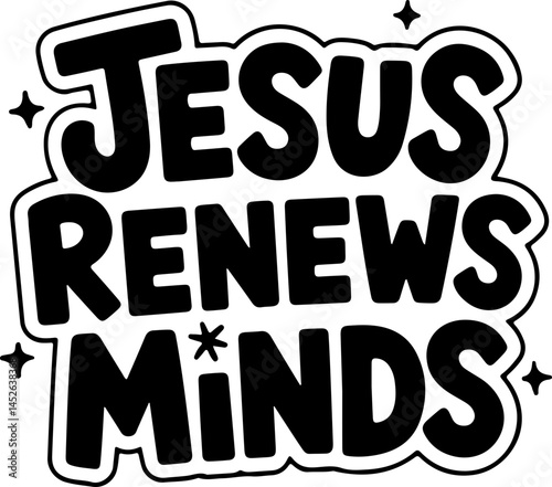 Jesus Renews Minds Quote Graphic