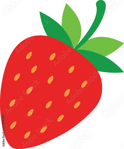 strawberry isolated on white background