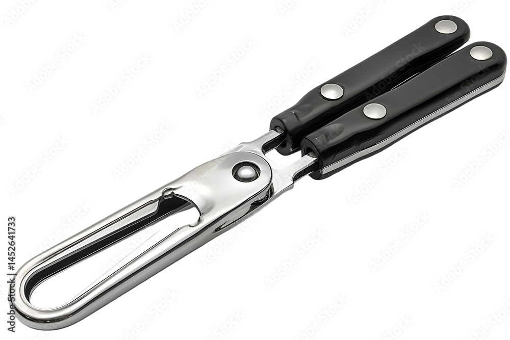 Folding nutcracker with kitchen tool. Folding nutcracker with kitchen tool.
