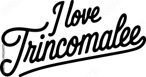 I Love Trincomalee Sri Lanka Design