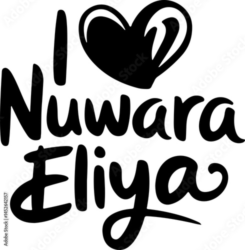 I Love Nuwara Eliya Sri Lanka