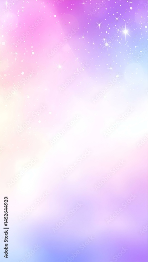 Dreamy pastel rainbow background with sparkling stars and soft bokeh lights. Perfect for magical, fantasy, or whimsical designs. Dreamy pastel rainbow background with sparkling stars and soft bokeh lights. Perfect for magical, fantasy, or whimsical designs.