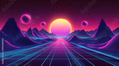 Enhancing user experience in modern uiux design digital space high-resolution graphics futuristic environment visual concept