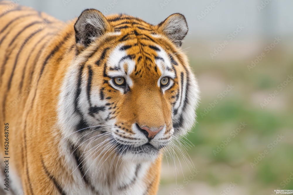 Tiger Portrait in Nature Tiger Portrait in Nature