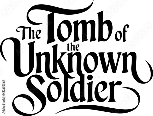 Tomb Unknown Soldier Memorial Design.